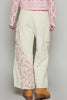 POL Floral Denim Pants