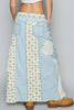 POL Floral Denim Maxi