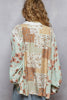 POL Balloon Sleeve Floral