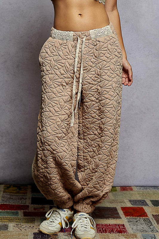 POL Quilted Jogger Pant