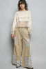 POL Ruffle & Gauze Shirt