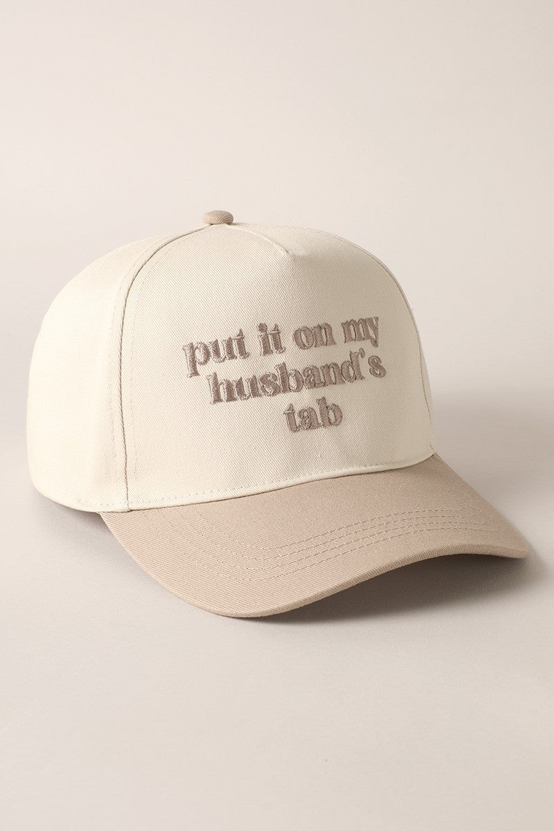 "Put it on my Husband’s Tab" Trucker Hat