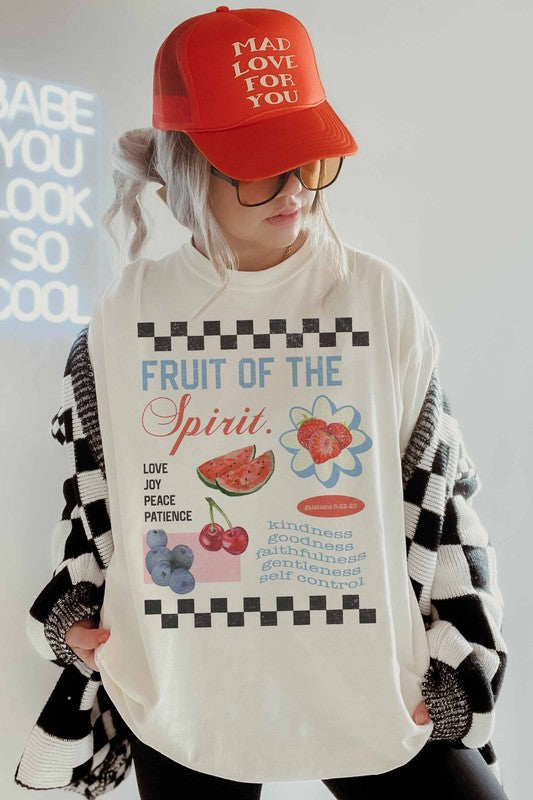 Fruit of the Spirit Oversized Graphic Tee