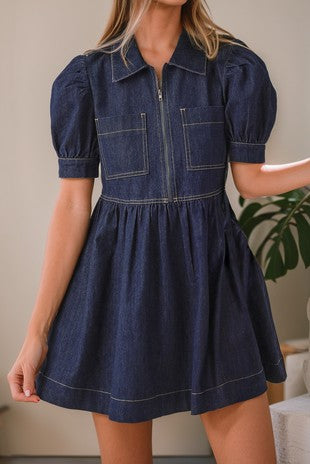 Giddy Up Denim Dress