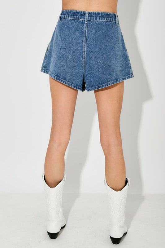 Denim Skort