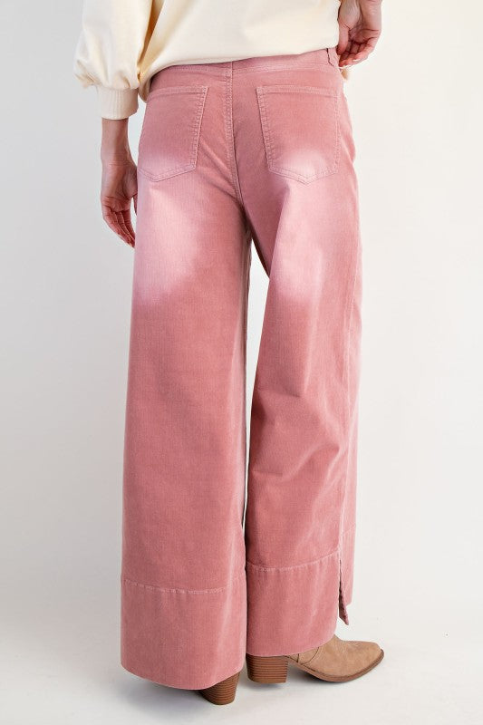 Corduroy Wide Leg-AR