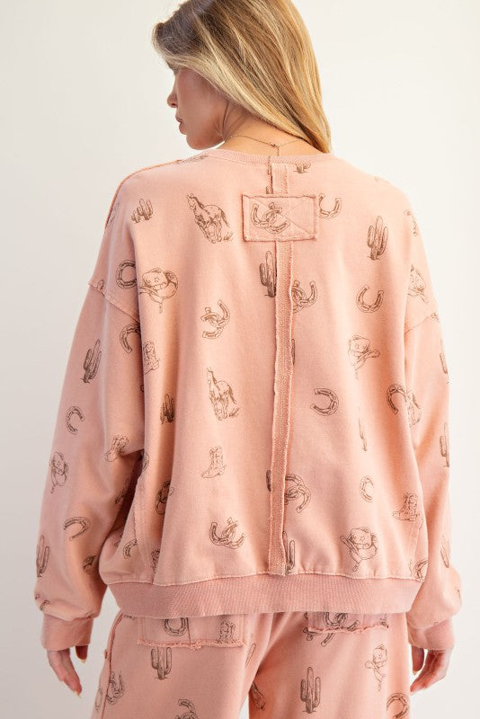 Western Terry Pullover