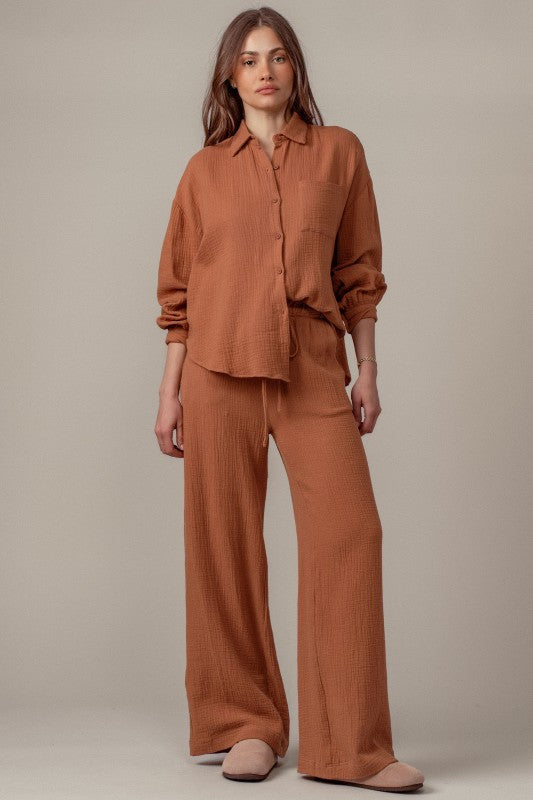 Textured Gauze Set-Nutshell