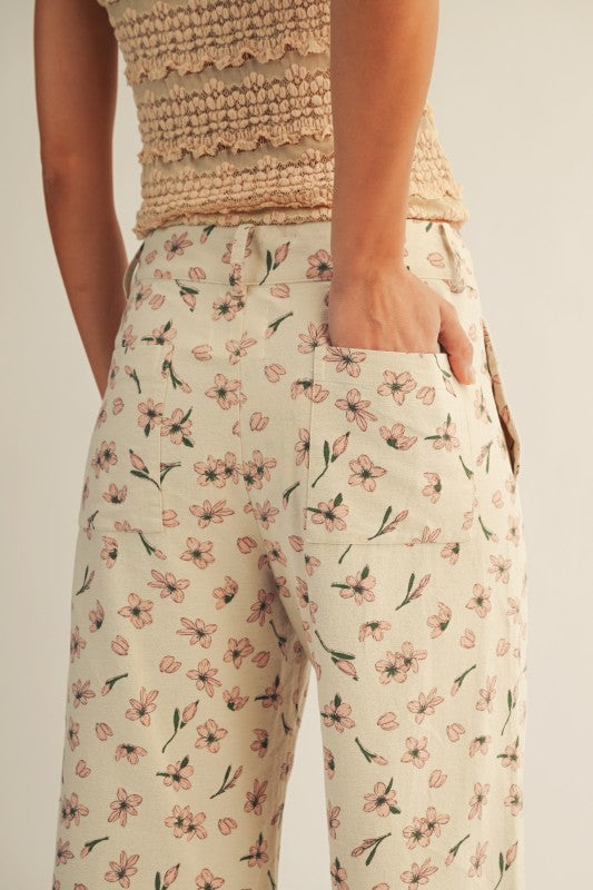 Floral Soft Trousers