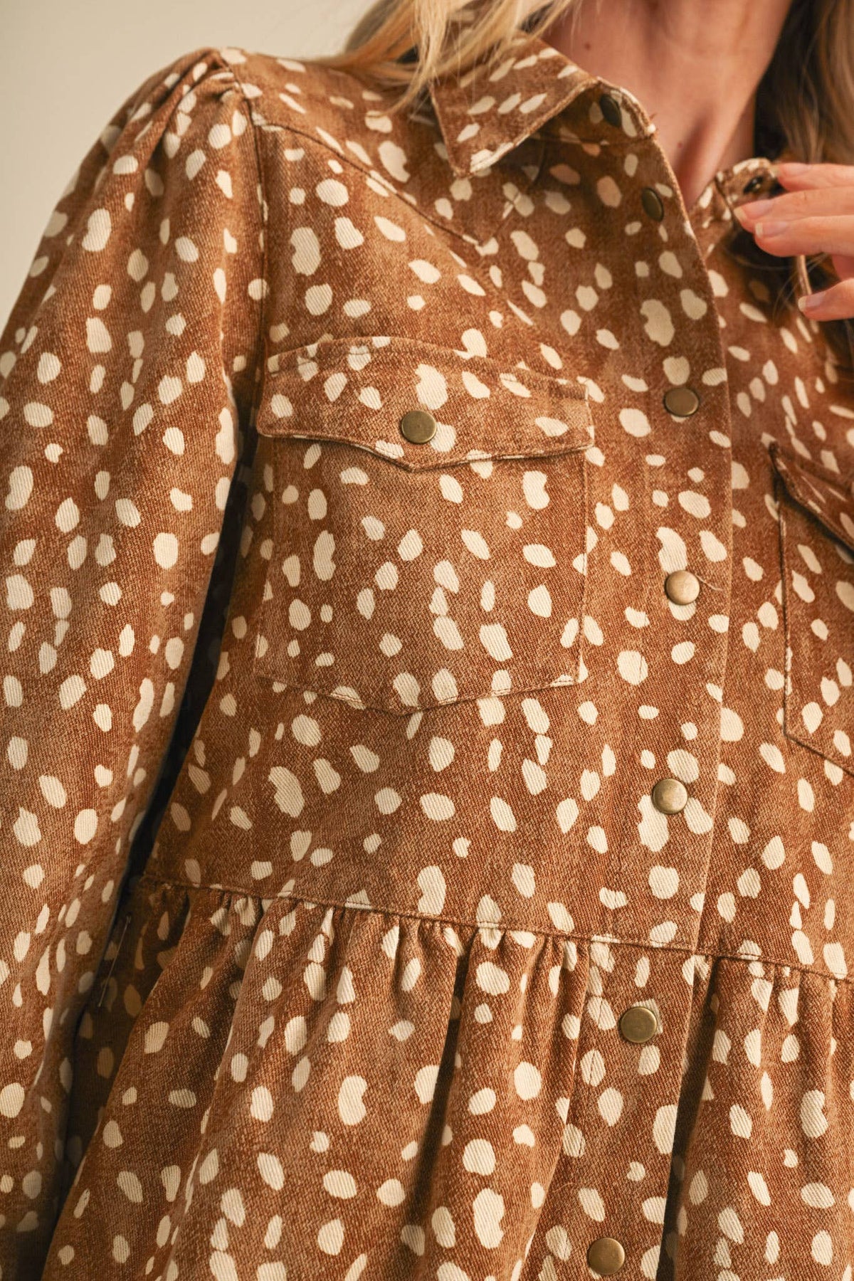 Fawn Print Dress