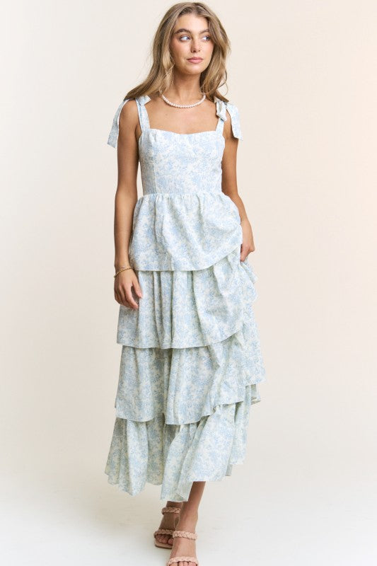 Floral Tiered Maxi