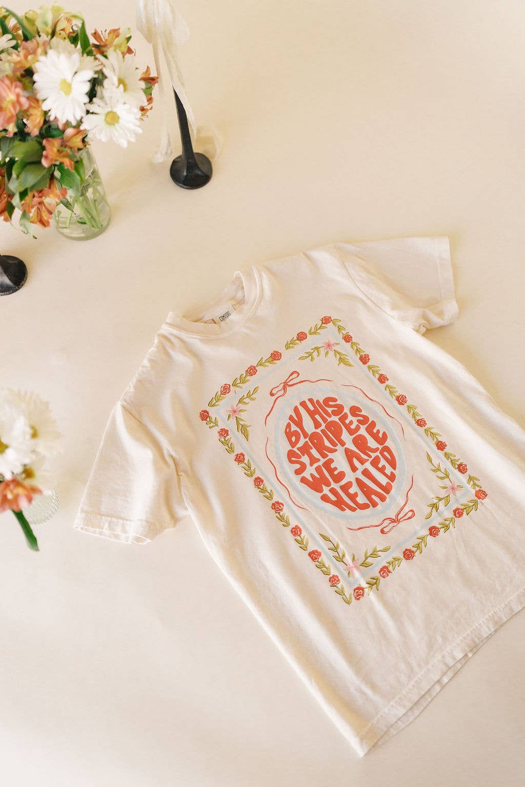 By His Stripes We Are Healed Graphic Tee