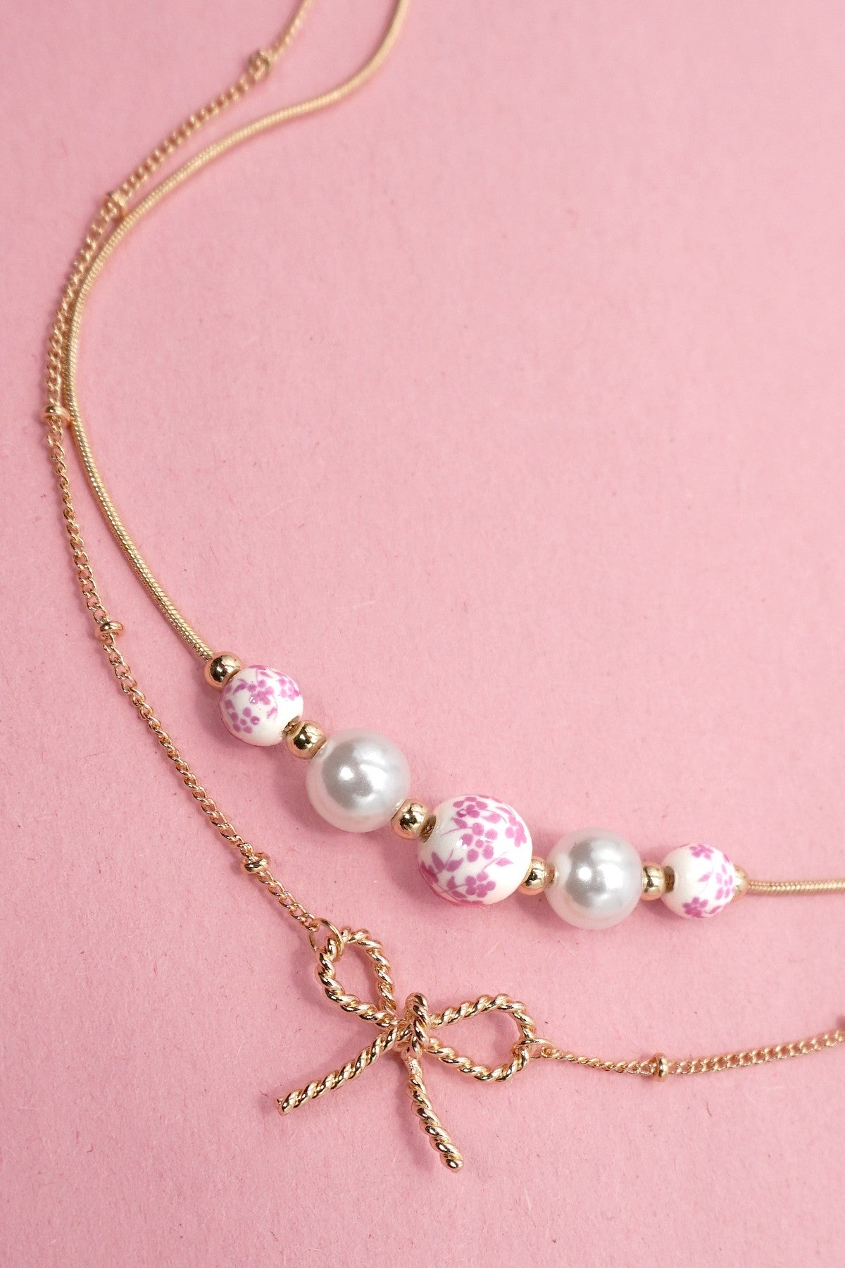 Blushing in Pink Necklace