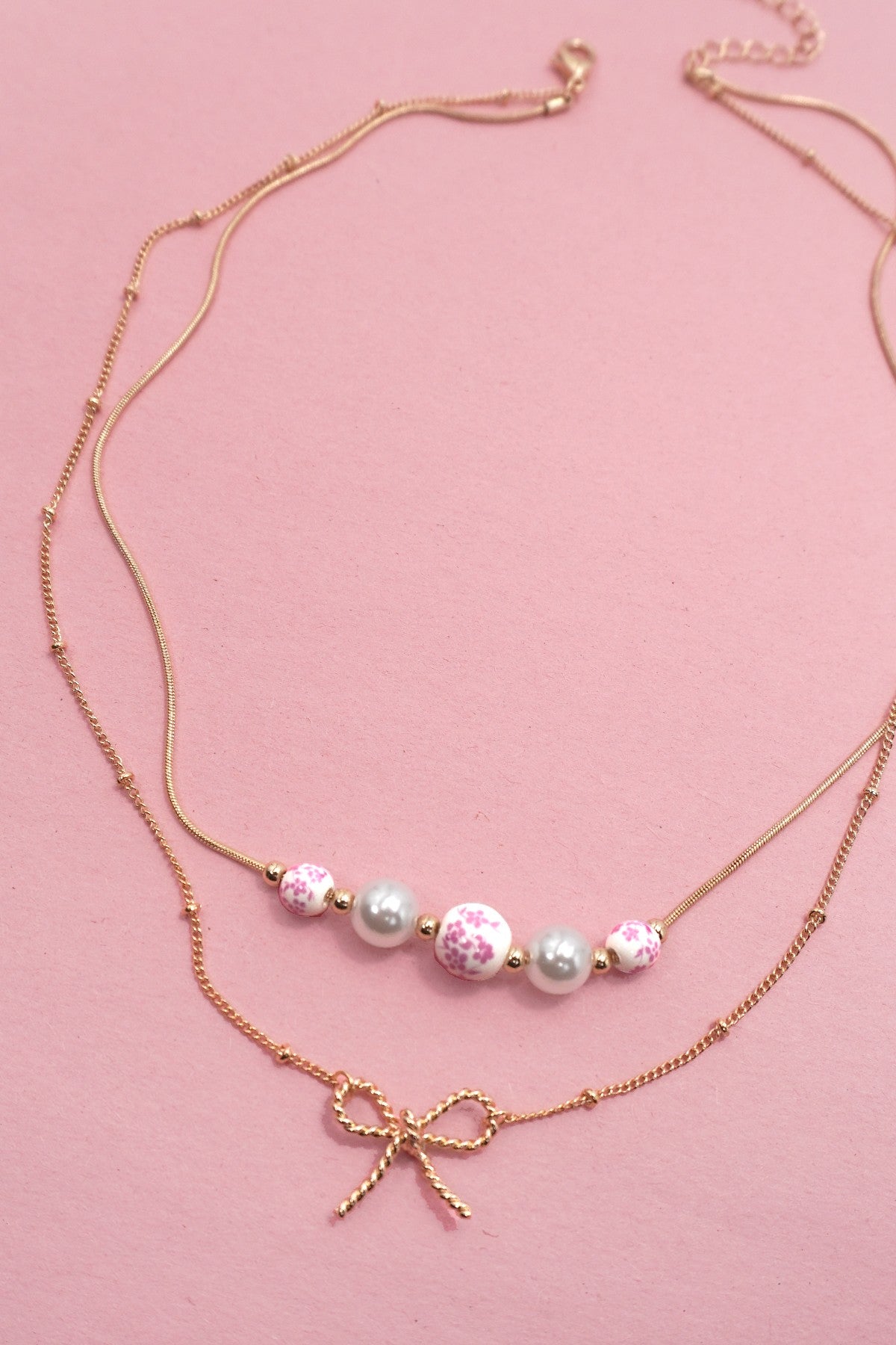 Blushing in Pink Necklace