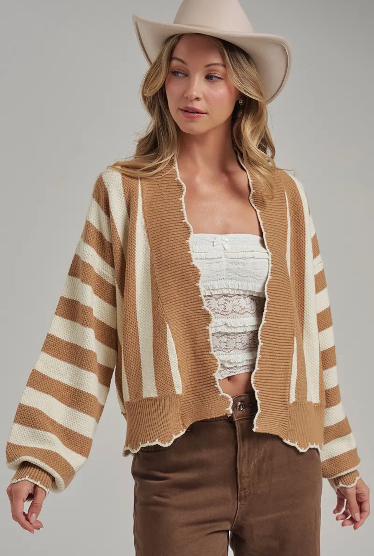 Striped Cardigan