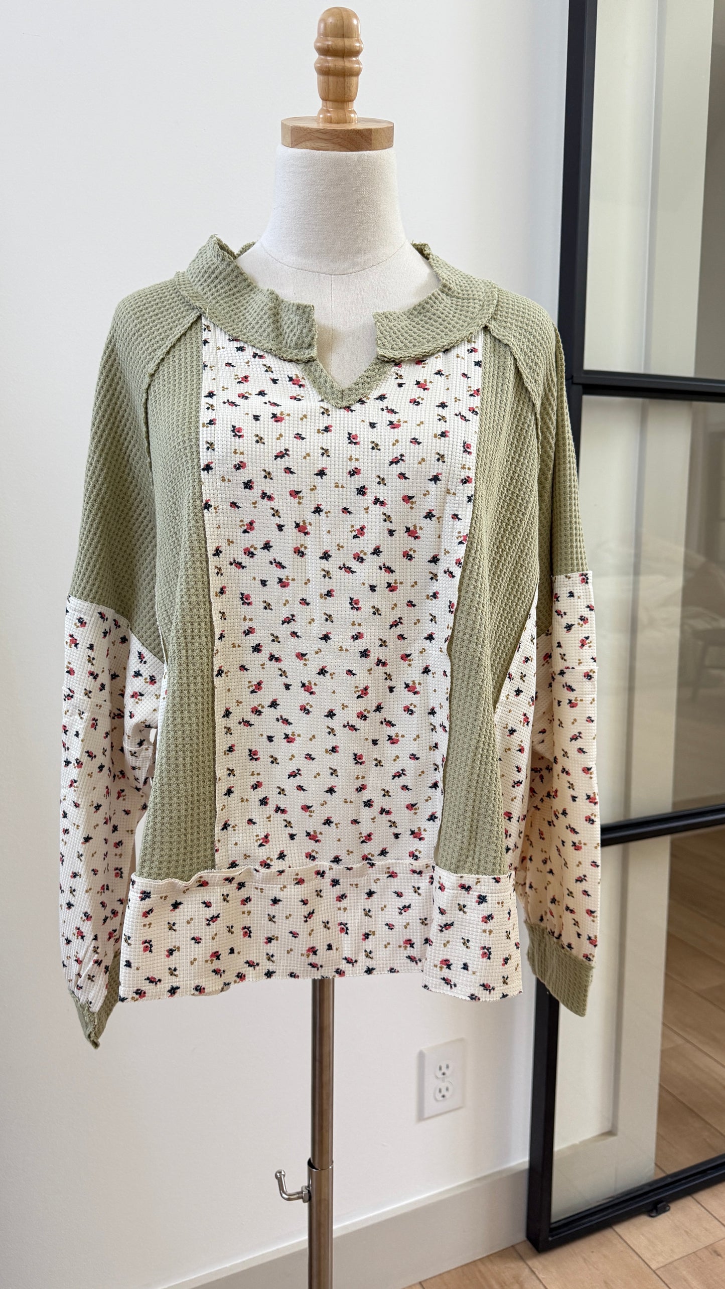 POL Olive Multi Top