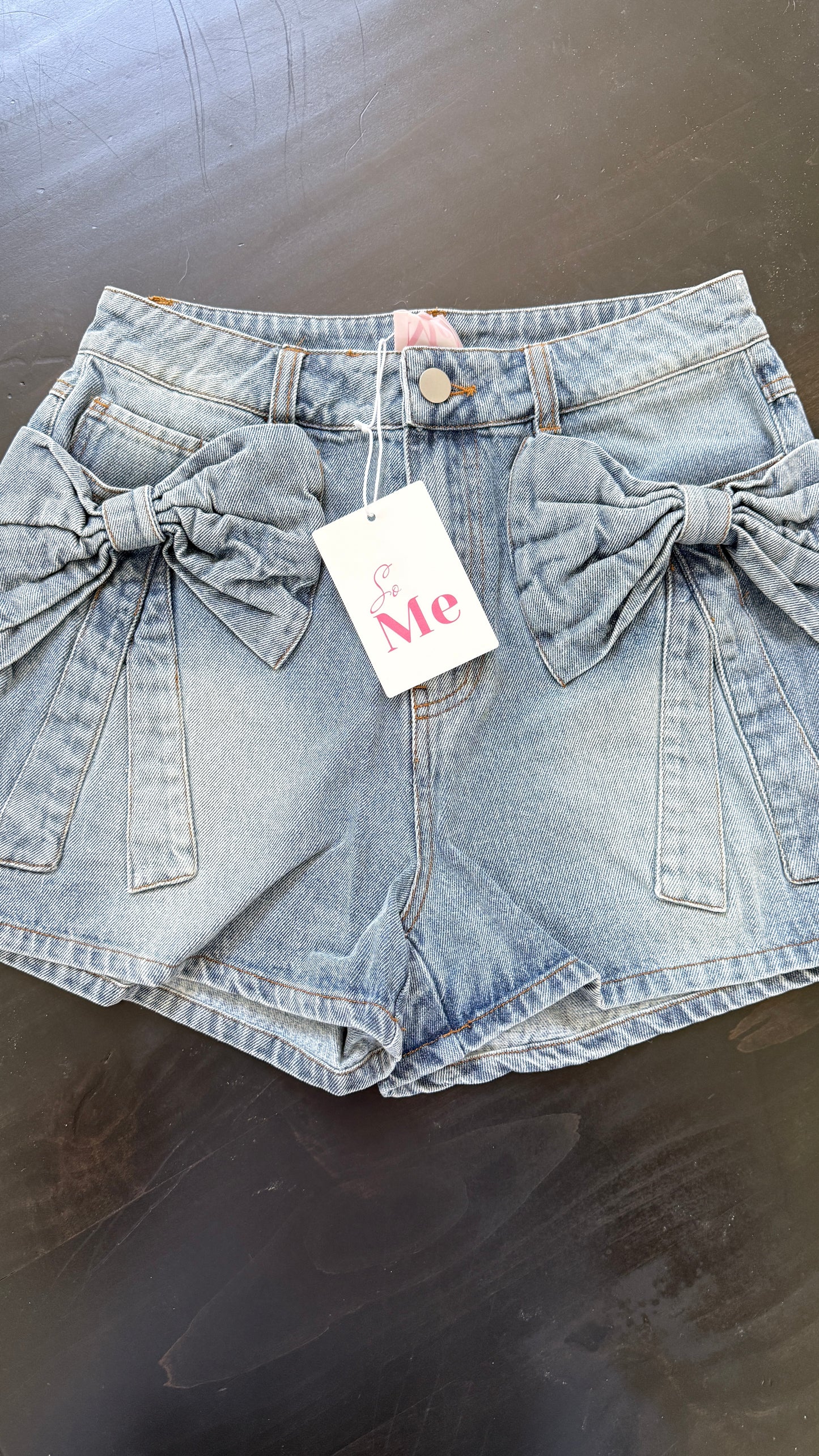 Bow Detail Denim
