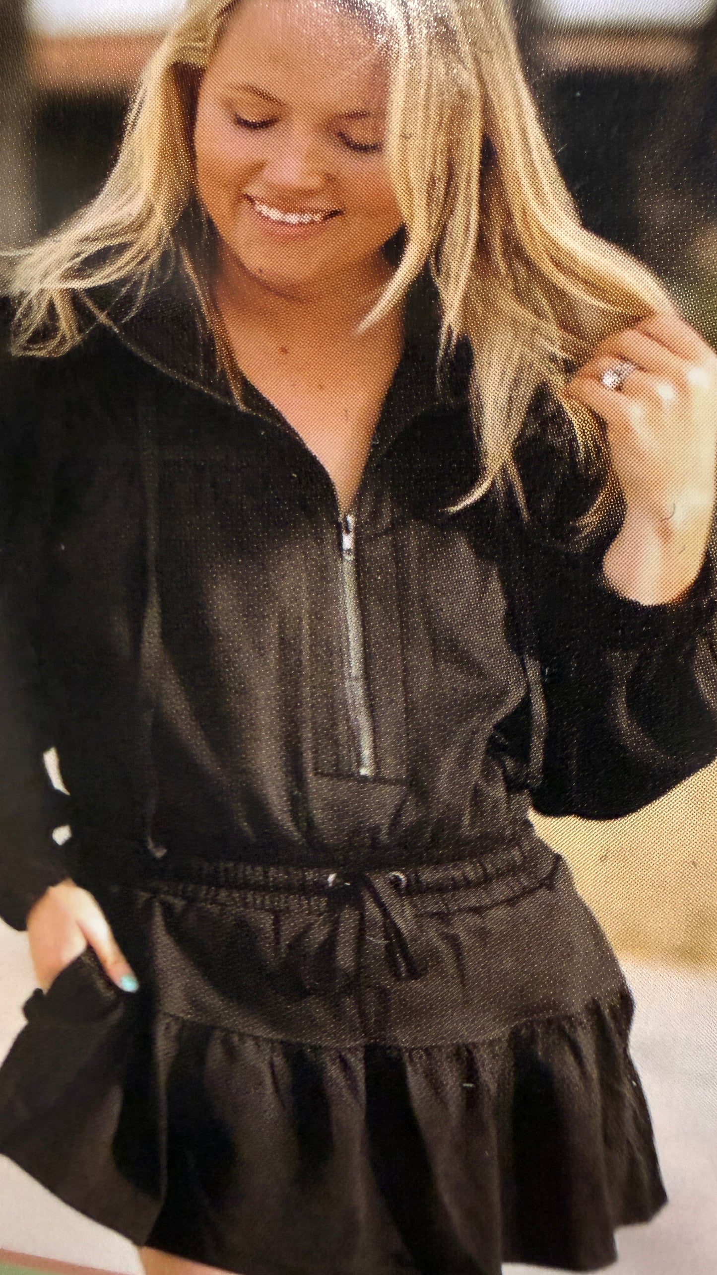 Athletic Hoodie Romper