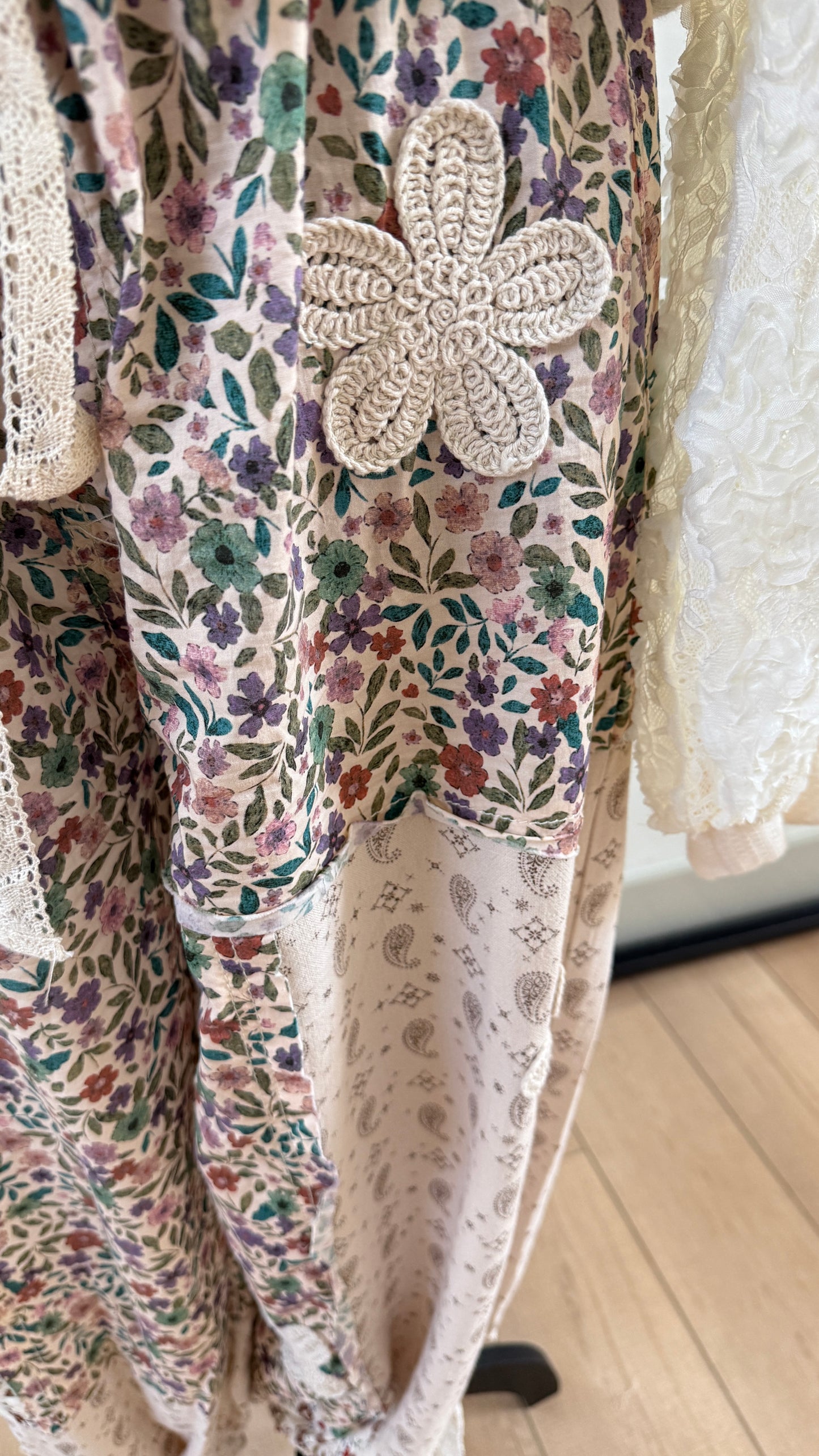 POL Floral Crochet Patch-C