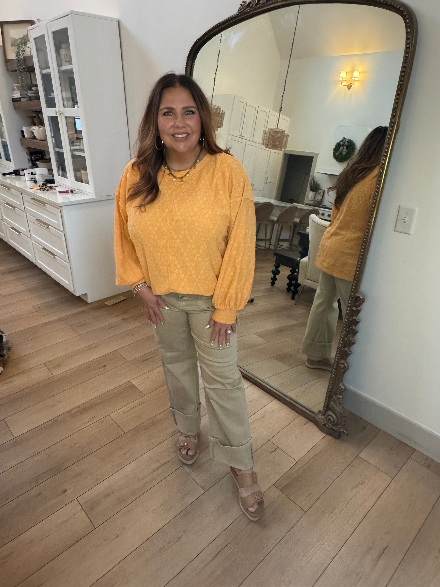 Lightweight Textured Oversized Tunic