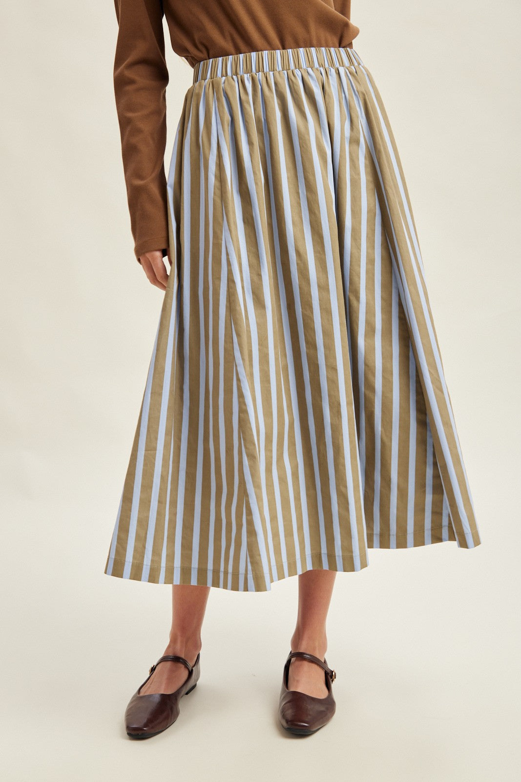 Wide Stripe Midi