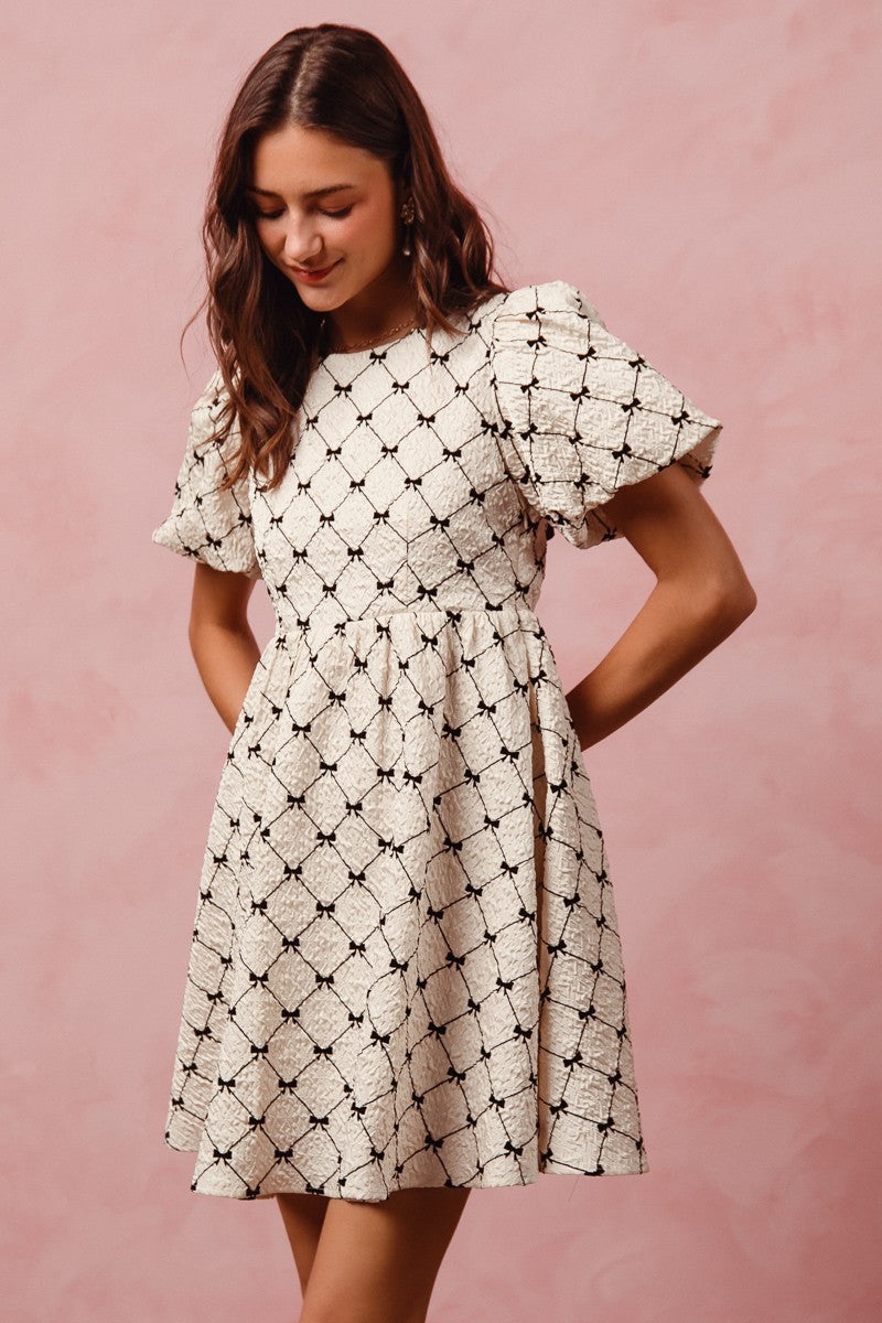 Jacquard Ribbon Daily Dress++ RUNS SMALL