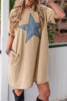 Denim Star Dress