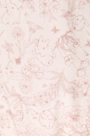 Bunny Floral Print