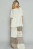 POL Round Neck Tee -White