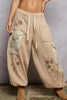 POL Embroidered Pant-Cream