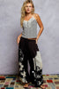 POL Black & White Pants
