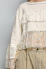POL Ruffle & Gauze Shirt
