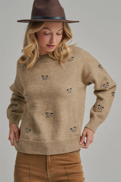 Horse Embroidered T