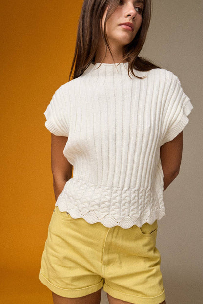 Rory Sleeveless Mockneck