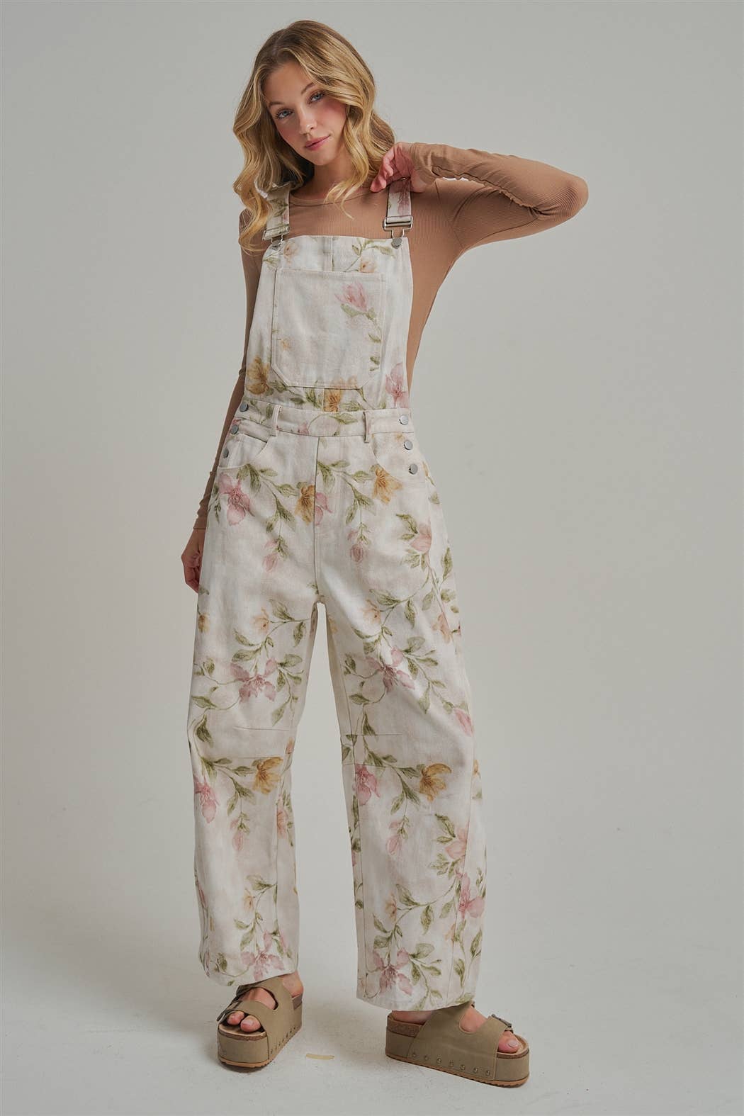 Vintage Floral Overall