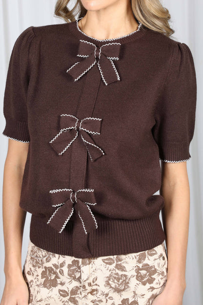 Elegant Bow Sweater