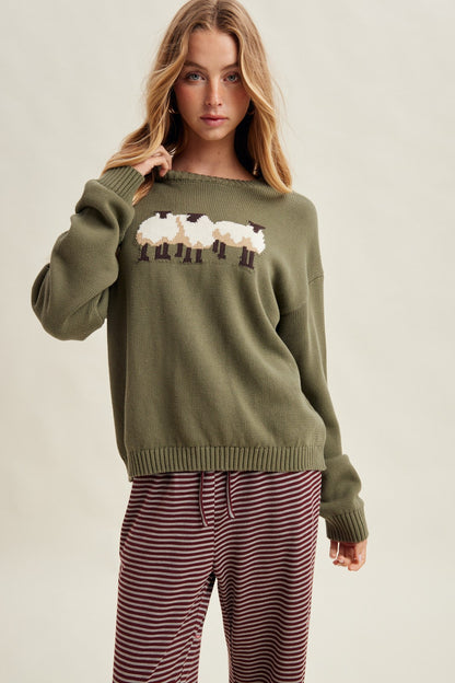 Sheep Crew Neck