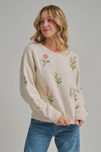 Floral Embroidered Sw
