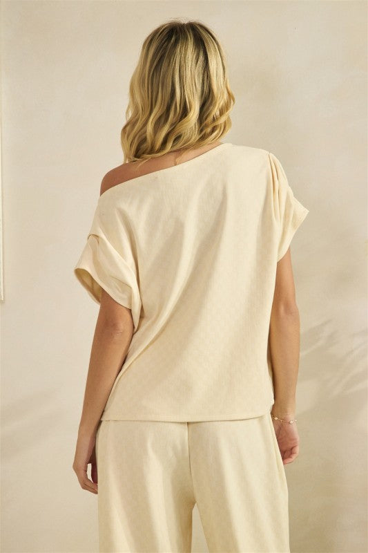 Checkered French Terry Set