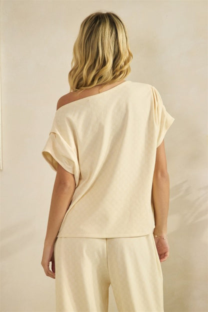 Checkered French Terry Set