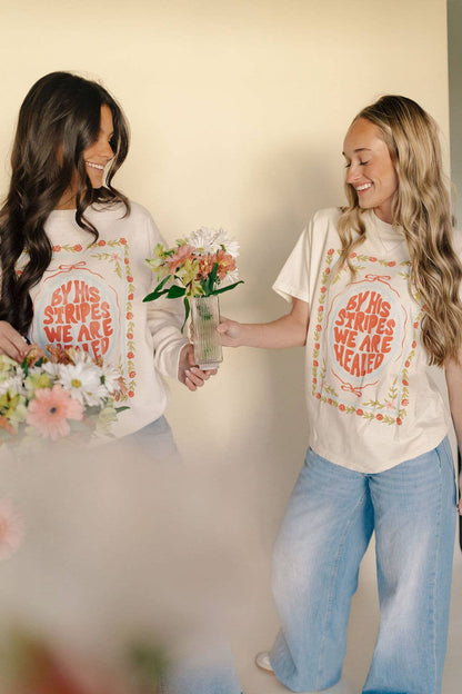 By His Stripes We Are Healed  Graphic Tee