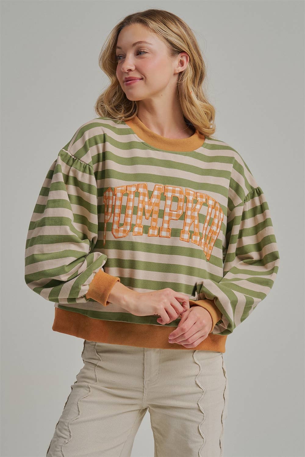 Striped Pumpkin Shirt