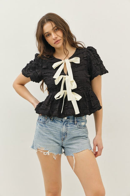 Bubble Baby Doll Blouse