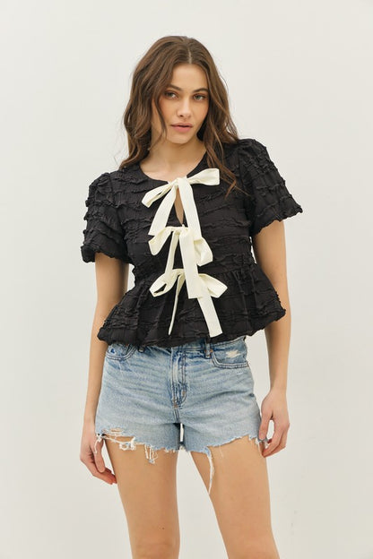 Bubble Baby Doll Blouse