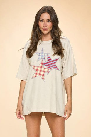 Vintage Gingham Tee