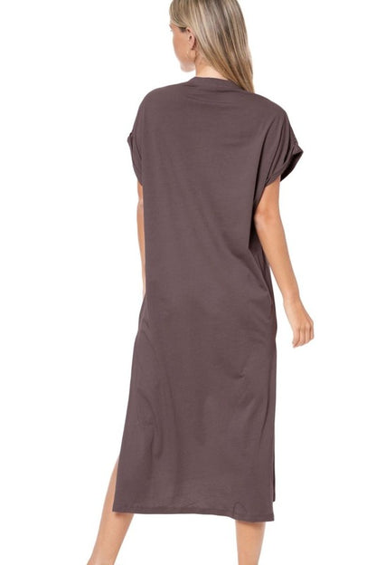 Cowboy Boots Bow Dress-BRN