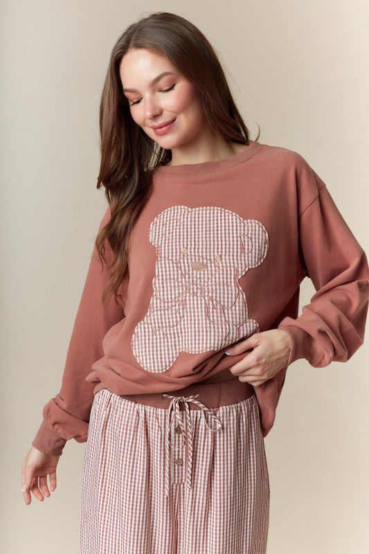 Gingham Teddy Bear SET