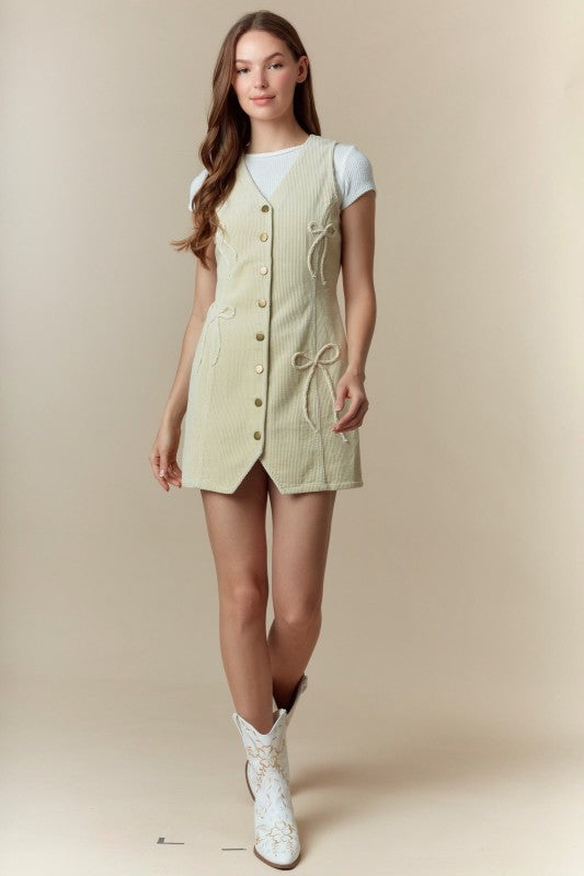 Corduroy Vest/Dress C