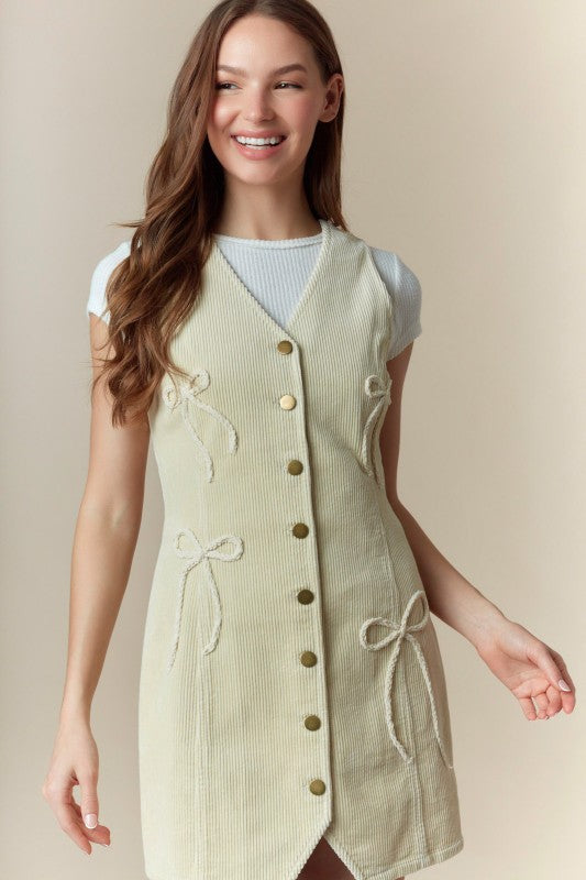 Corduroy Vest/Dress C