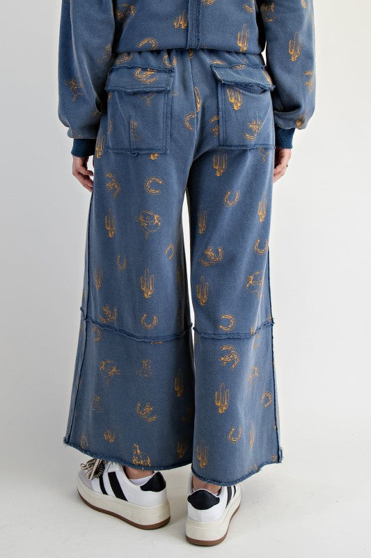 Western Pants-Indigo